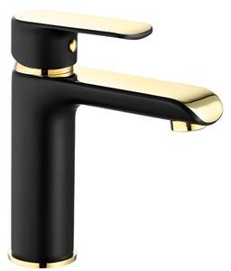 Bathroom faucet REA Bloom Black Gold Low