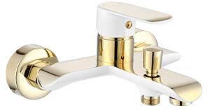 Bath faucet REA Bloom White gold