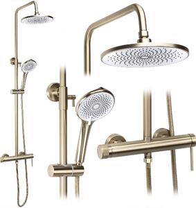 Shower set Rea Foss Clif Brush Gold