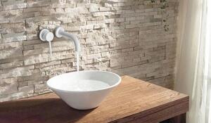 Wall Mounted faucet Rea Lungo White Mat + BOX