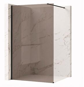 Shower screen Rea Flexi Brown / Black 80