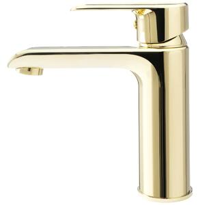 Bathroom faucet REA Bloom Gold Low