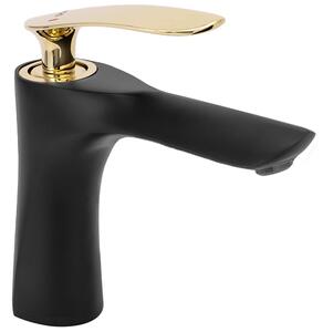 Bathroom faucet Rea Orbit Black Gold low