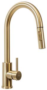 Kitchen faucet Fresh brush gold