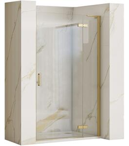 Shower doors Rea Hugo 100 Gold Brush + profil