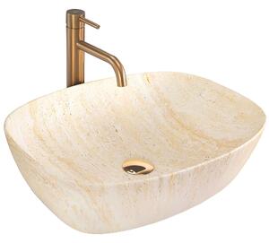 Countertop Basin Rea Freja Travertine Matt