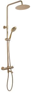 Shower set with thermostat REA Lungo Gold Brush