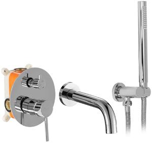 Wall Mounted Bath faucet Rea Lungo chrom + BOX