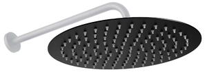 Rainfall shower head Rea Black Matt 25cm
