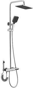 Shower set with thermostatic mixer REA ROB Chrome