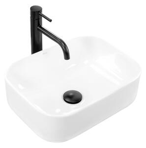 Countertop washbasin Rea Demi Mini White