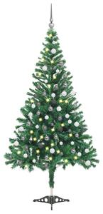 Artificial Pre-lit Christmas Tree with Ball Set 120cm 230 Branches
