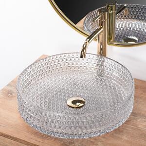 Countertop washbasin Rea Cristal Transparent 39