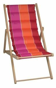 Sun-lounger Jardin Prive Red Stripes 106 x 55 x 95 cm