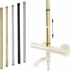 Extension for a bathtub and shower set GOLD BRUSH 60cm