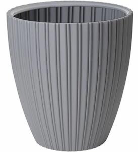 Plant pot Garden ID Fancy Grey Polyethylene 40 x 42 cm