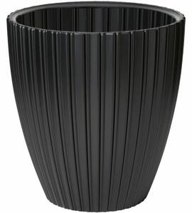 Plant pot Garden ID Fancy Black Polyethylene 40 x 42 cm
