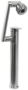 Bathroom faucet Rea PACO Brush Nickel INOX High