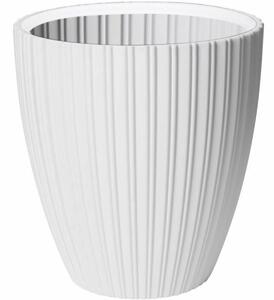 Plant pot Garden ID Fancy White Polyethylene 40 x 42 cm