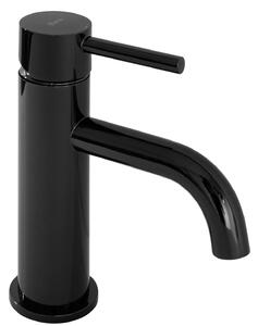 Bathroom faucet Rea Lungo BLACK metallic Low