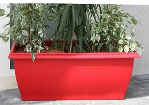 Plant pot Riviera Red Plastic Rectangular 80 x 40 cm 80 x 40 x 32 cm
