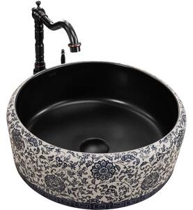 Countertop washbasin REA Florisa Black Matt