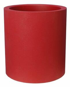 Plant pot Riviera Red Plastic Circular