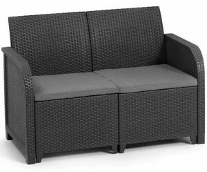 Garden sofa Allibert by KETER Sanremo Graphite