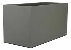 Planter Riviera Rectangular Grey 80 x 40 cm Granite