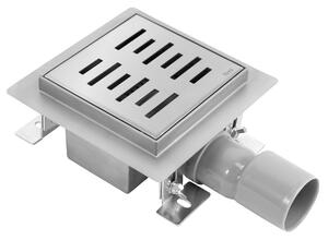 Linear drainage REA LINE Nickel Brush 12x12