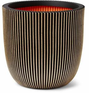 Planter Capi Europe Golden Plastic Rectangular Ø 35 cm