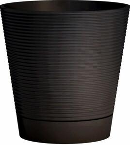 Self-watering flowerpot Garden ID Black 40 cm
