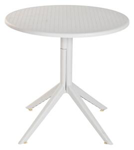 Dining Table Home ESPRIT Grey Metal polypropylene 80 x 80 x 75 cm