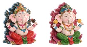 Decorative Figure Home ESPRIT Multicolour Indian Man 18 x 10 x 21 cm (2 Units)
