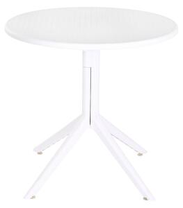 Dining Table Home ESPRIT White Metal polypropylene 80 x 80 x 75 cm