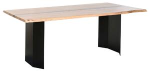 Dining Table Home ESPRIT Metal Acacia 200 x 100 x 76 cm