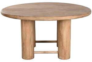 Dining Table Home ESPRIT Brown Mango wood 150 x 150 x 78,7 cm