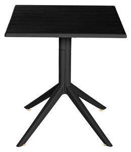 Dining Table Home ESPRIT Black Metal polypropylene 70 x 70 x 75 cm