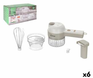 Rechargeable Portable Mini Chopper Kiwi 200 ml (6 Units)