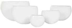 Planter Home ESPRIT White Aluminium 54 x 24 x 36 cm 54 x 25 x 36 cm (5 Units)