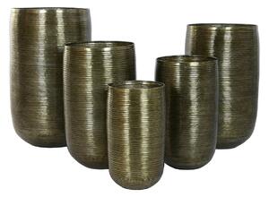 Planter Home ESPRIT Copper Aluminium Modern 50 x 50 x 89 cm 51,5 x 51,5 x 91 cm (5 Units)