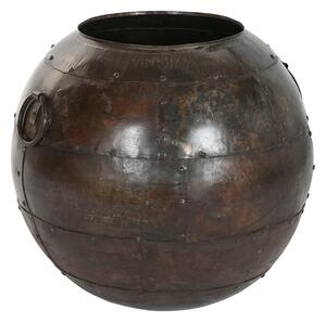 Vase Home ESPRIT Brown Iron 50 x 50 x 50 cm