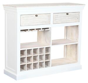 Bottle rack Home ESPRIT White 120 x 40 x 98 cm