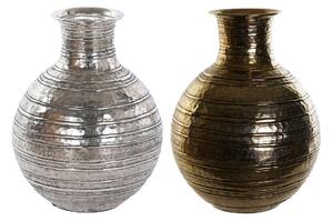 Vase DKD Home Decor Golden Silver Aluminium Modern Aged finish 38 x 38 x 50 cm (2 Units)