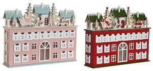 Advent Calendar DKD Home Decor Wood 37,5 x 8,5 x 31 cm (2 Units)