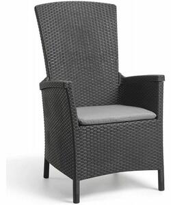 Garden chair Allibert by KETER Black Grey Polyester