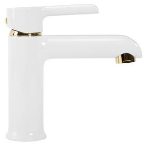 Bathroom faucet Rea MELIA white gold Low