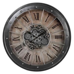 Wall Clock DKD Home Decor Gears Black Copper Iron 80 x 8 x 80 cm