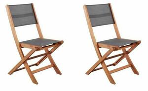 Garden chair Acacia Grey (2 Units)