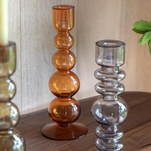 Villena Glass Taper Candlestick Holder